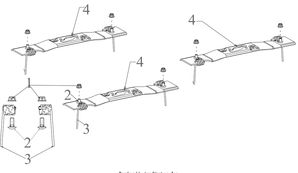 Replacement Parts Diagram and Parts List for 490-110-C197 50/54Inch Cub Cadet Dethatcher